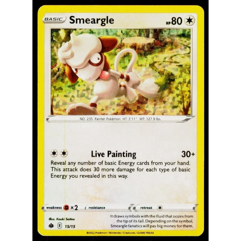 Smeargle - 15/15 Promo McDonald's Promos 2022 015/015 MP